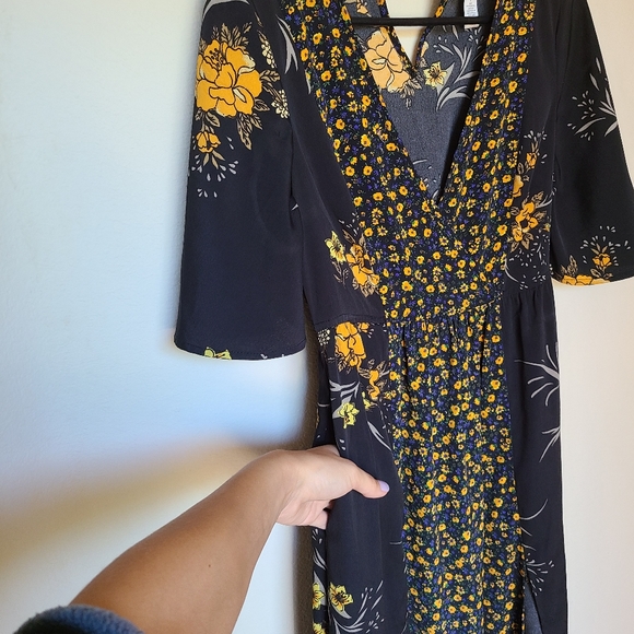 ♡Band Of Gypsies Maxi Dress in Mixed Floral Print♡ - Picture 14 of 14